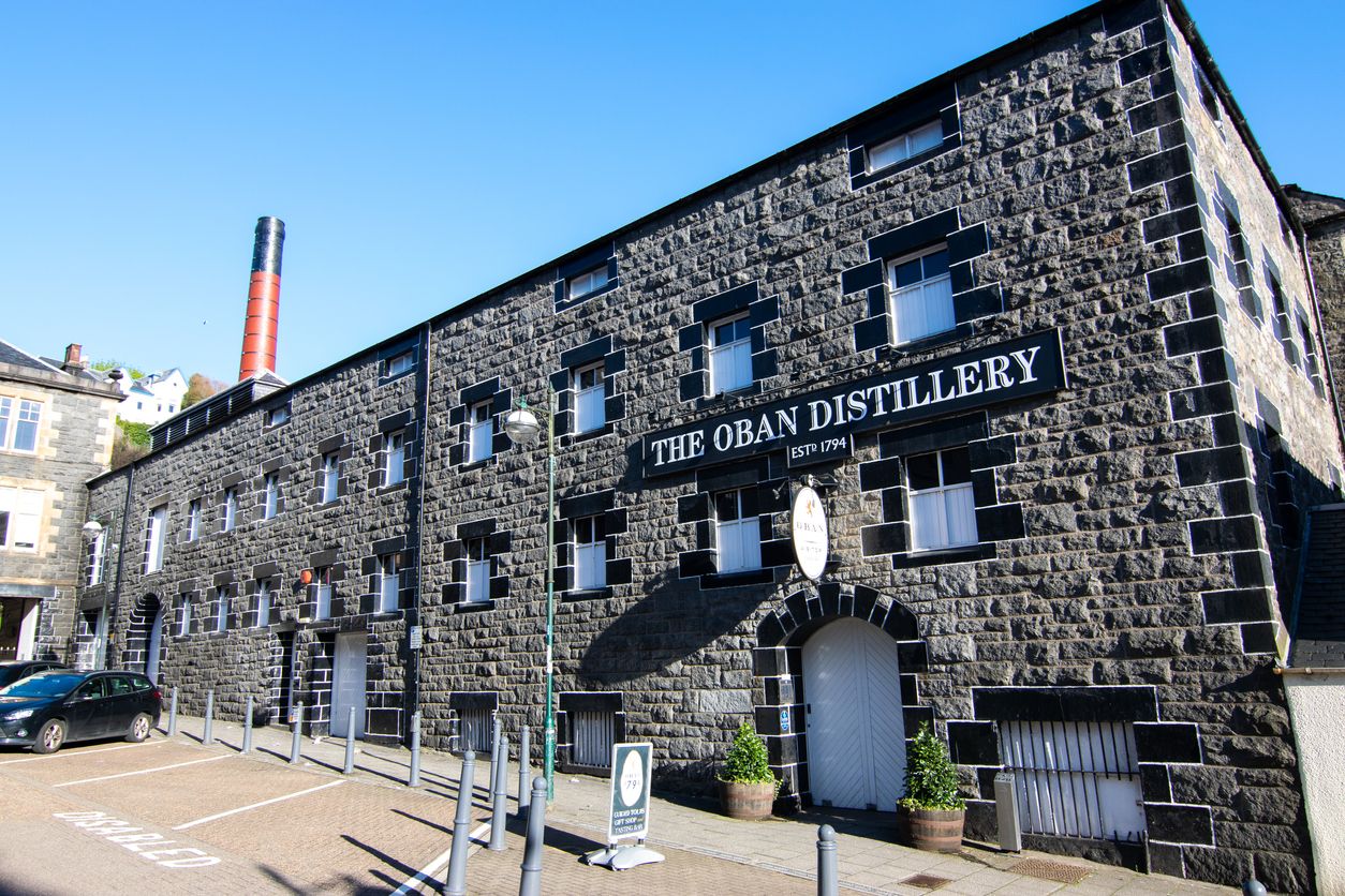 The Oban Distillery in Oban, Scotland