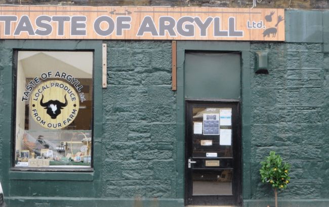 Taste of Argyll Restaurant in Oban Place to Eat