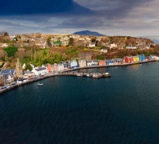 Tobermory, the capital of Isle of Mull in the Scottish Hebrides